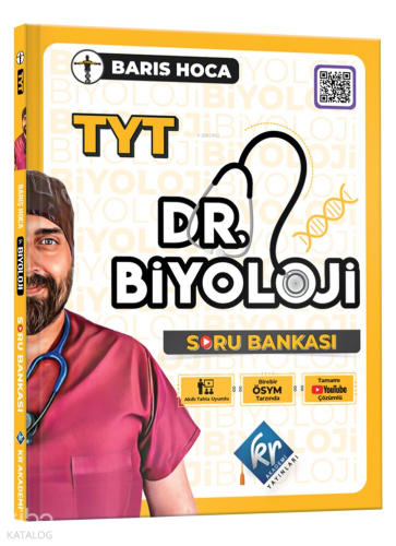 Kr Akademi Barış Hoca TYT Dr. Biyoloji Soru Bankası | benlikitap.com