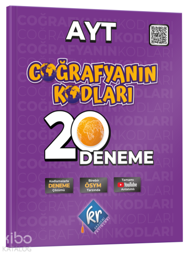 Kr Akademi Coğrafyanın Kodları AYT Coğrafya Çözümlü 20 Deneme | benlik