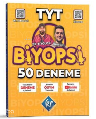 Kr Akademi Dr. Biyoloji & Biosem TYT Biyopsi 50 Biyoloji Deneme