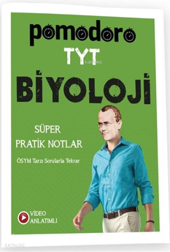 Kr Akademi Pomodoro TYT Biyoloji Konu Soru Süper Pratik Notlar;Ösym Tarzı Sorularla Tekrar