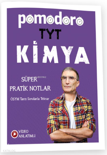 Kr Akademi Pomodoro TYT Kimya Konu Soru Süper Pratik Notlar;Ösym Tarzı Sorularla Tekrar