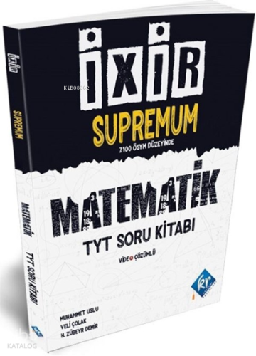 Kr Akademi TYT İxir Supremum Matematik Soru Bankası | benlikitap.com