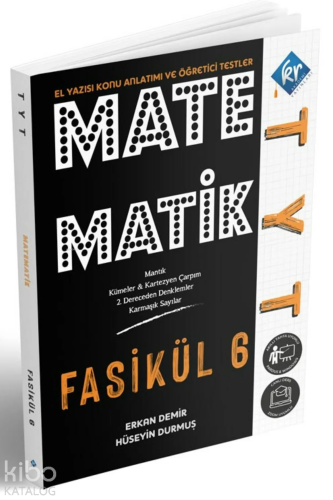 Kr Akademi TYT Matematik El Yazısı Konu Anlatım 6. Fasikül | benlikita