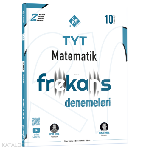 KR Akademi Yayınları TYT Matematik 10'lu Frekans Denemeleri | benlikit