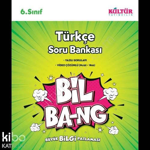 Kültür Yayınları 6. Sınıf Bil Bang Türkçe Soru Bankası Kültür | benlik