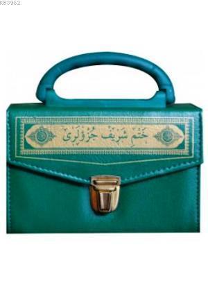 Kur'an-ı Kerim 30 Cüz Hatim Seti (Cep Boy, Çantalı, Kırmızı Kapak, Kod: 129)