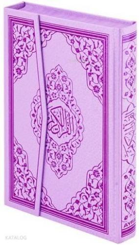 Kur'an-ı Kerim (Ayfa-123L, Orta Boy, Gül Desenli, Lila, Ciltli) | benl