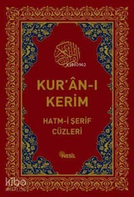 Kur'an-ı Kerim Hatm-i Şerif Cüzleri (Kutulu) | benlikitap.com