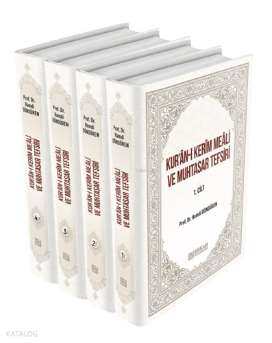 Kur'an-ı Kerim Meali ve Muhtasar Tefsiri (4 Cilt - Ciltli) | benlikita