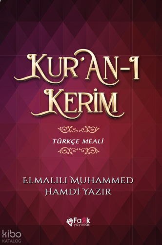 Kuran-ı Kerim Türkçe Meali | benlikitap.com