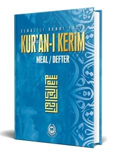Kur'an- Kerim Meal Defter Metinsiz (Ciltli-Mavi) | benlikitap.com