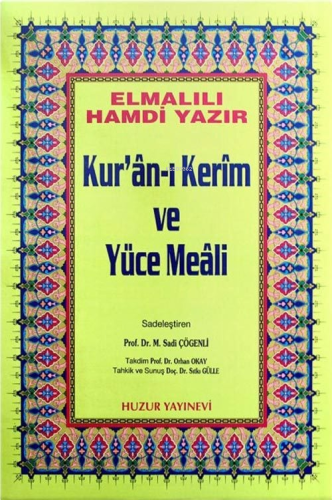 Kuranı Kerim ve Yüce Meali - Rahle Boy, Hafız Osman Hatlı