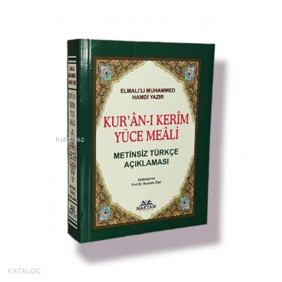 Kuranı Kerim Yüce Meali - Metinsiz Çanta Boy | benlikitap.com