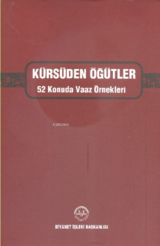 Kürsüden Öğütler 52 Konuda Vaaz Örnekleri | benlikitap.com