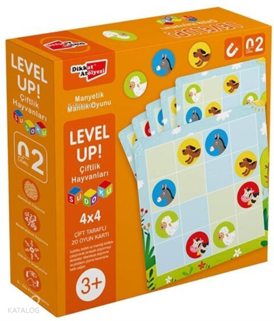 Level Up! 2 - Çiftlik Hayvanları Sudoku | benlikitap.com