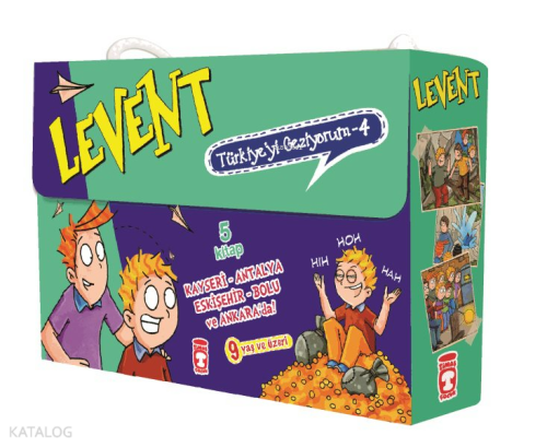 Levent Türkiyeyi Geziyorum - 4 (Set - 5 Kitap) | benlikitap.com