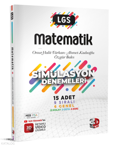LGS 3D Simülasyon Matematik Denemeleri | benlikitap.com