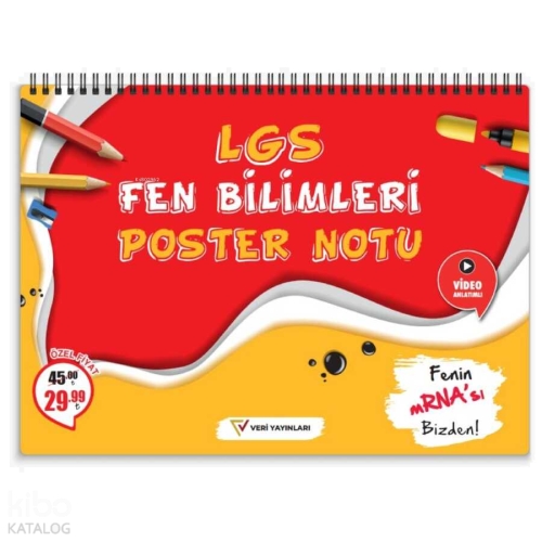 LGS Fen Bilimleri Poster Notu | benlikitap.com