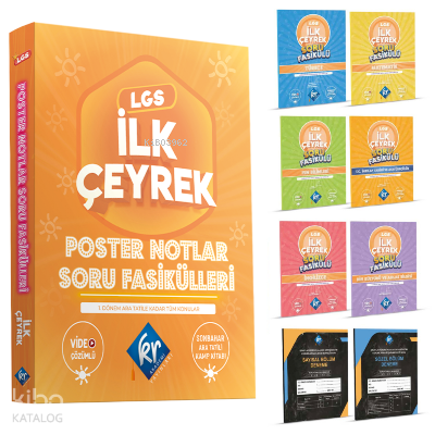 Lgs Poster Notlar Soru Fasikülleri İlk Çeyrek | benlikitap.com