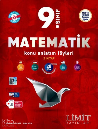Limit Yayınları 9. Sınıf Matematik Konu Anlatım Föyleri 2. Kitap | ben