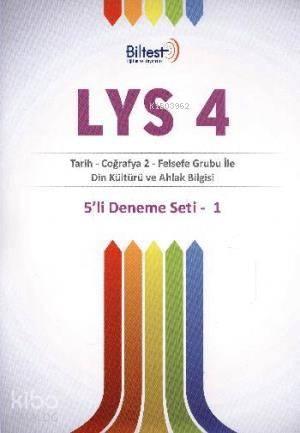 LYS 4 Deneme Seti 5'li; Felsefe Grubu ile Din Kültürü ve Ahlak Bilgisi