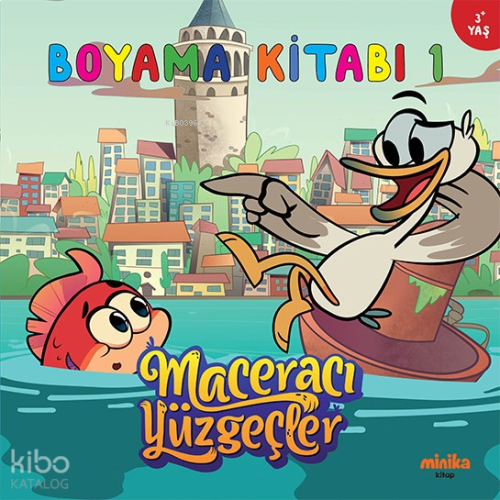 Maceracı Yüzgeçler Boyama Kitabı 1 | benlikitap.com