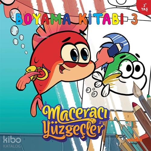 Maceracı Yüzgeçler Boyama Kitabı 3 | benlikitap.com