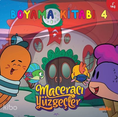 Maceracı Yüzgeçler Boyama Kitabı 4 | benlikitap.com