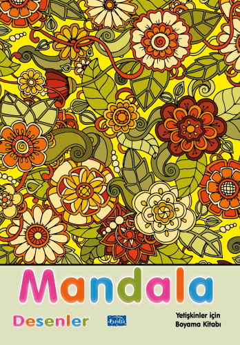 Mandala - Desenler;Yetişkinler İçin Boyama Kitabı | benlikitap.com