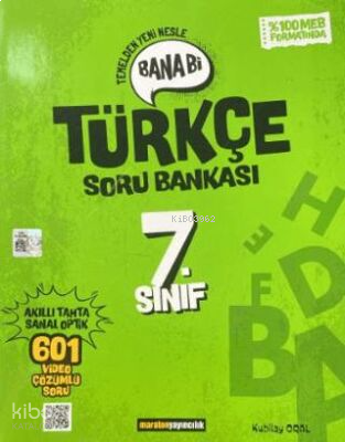 Maraton Yayıncılık 7. Sınıf Bana Bi Türkçe Soru Bankası