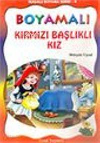 masallı boyama serisi| Boyamalı Kırmızı Başlıklı Kız | benlikitap.com