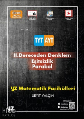 Matematik Fasikülleri 2. Dereceden denklem -Parabol Eşitsizlik | benli