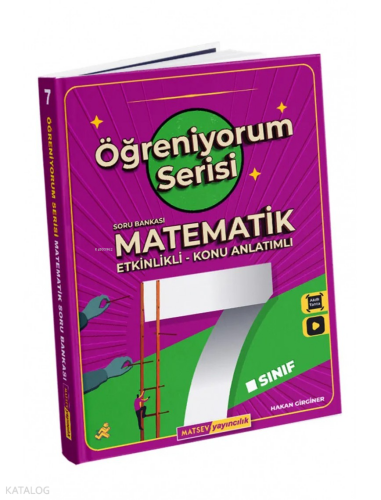 Matsev Yayınları 7. Sınıf Matematik Öğreniyorum Konu Anlatımlı Soru Ba
