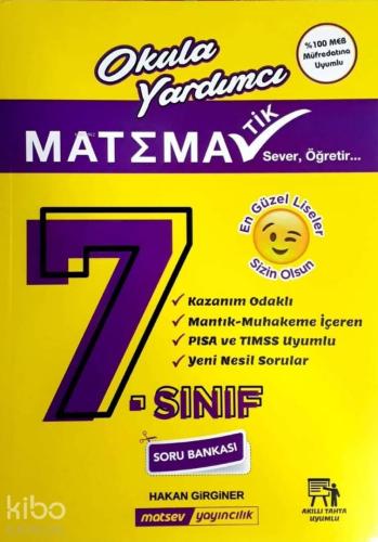 Matsev Yayınları 7. Sınıf Matematik Soru Bankası Matsev | benlikitap.c