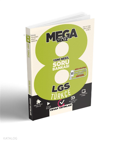 Mega 8 Lgs Türkçe Yeni Nesil Soru Bankası