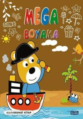 Mega Boyama-Kahverengi Kitap | benlikitap.com