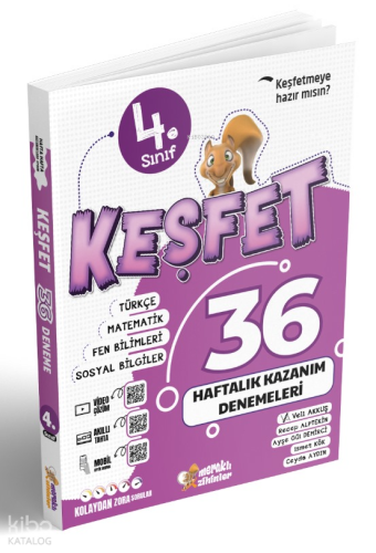 Meraklı Zihinler Yayınları 4. Sınıf 36 Haftalık  Kazanım Denemeleri