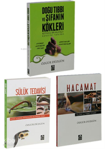 Mercan Sağlık Hazinesi 3 Kitap Set & Hacamat, Sülük Tedavisi, Doğu Tıbbı