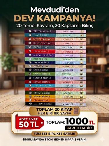 Mevdudi Bilinç Serisi 20 Kitap Takım