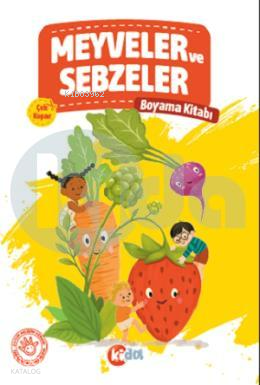 Meyveler ve Sebzeler Boyama Kitabı | benlikitap.com