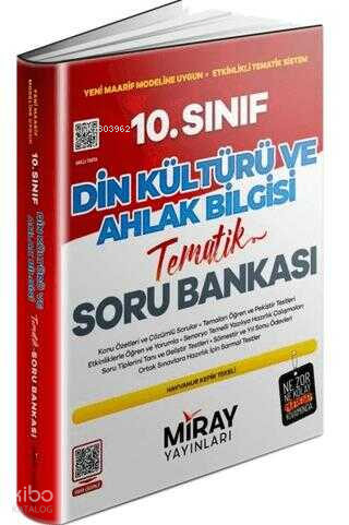 Miray 10. Sınıf Din Kültürü ve Ahlak Bilgisi Konu Özetli Tematik Soru Bankası
