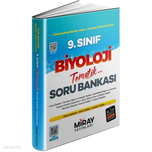 Miray 9. Sınıf Biyoloji Tematik Konu Özetli Soru Bankası | benlikitap.