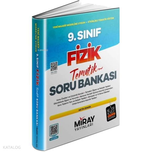 Miray 9. Sınıf Fizik Tematik Konu Özetli Soru Bankası | benlikitap.com