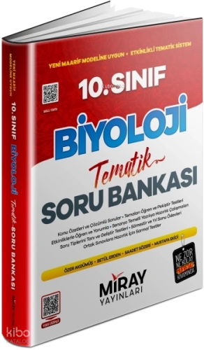 Miray Yayınları 10. Sınıf Biyoloji Konu Özetli Tematik Soru Bankası | 