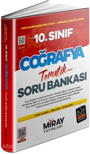 Miray Yayınları 10. Sınıf Coğrafya Konu Özetli Tematik Soru Bankası | 