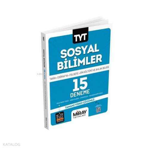 Miray Yayınları TYT Sosyal Bilimler 15 Deneme | benlikitap.com