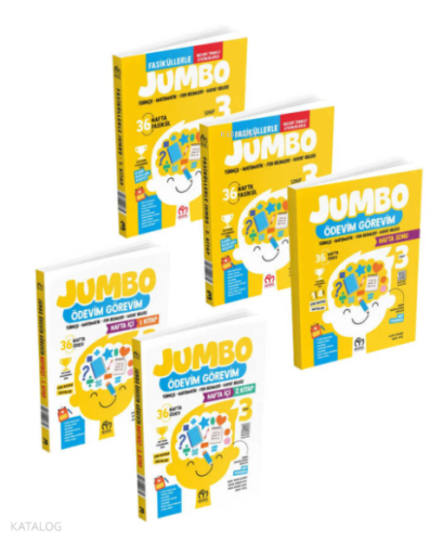 Model Eğitim 3.Sınıf Jumbo Fasikül Seti (5 Kitap) | benlikitap.com