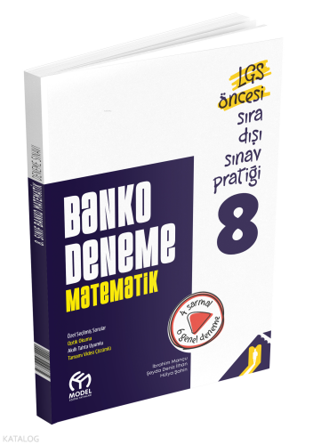 Model Eğitim 8. Sınıf Banko Deneme Matematik | benlikitap.com