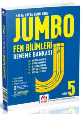 Model Eğitim Yayıncılık 5. Sınıf Jumbo Fen Bilimleri Deneme Bankası