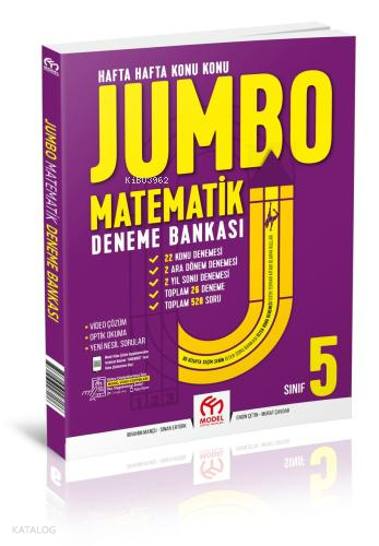 Model Eğitim Yayıncılık 5.Sınıf Jumbo Matematik Deneme